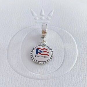 Pandora Puerto Rico Flag Charm